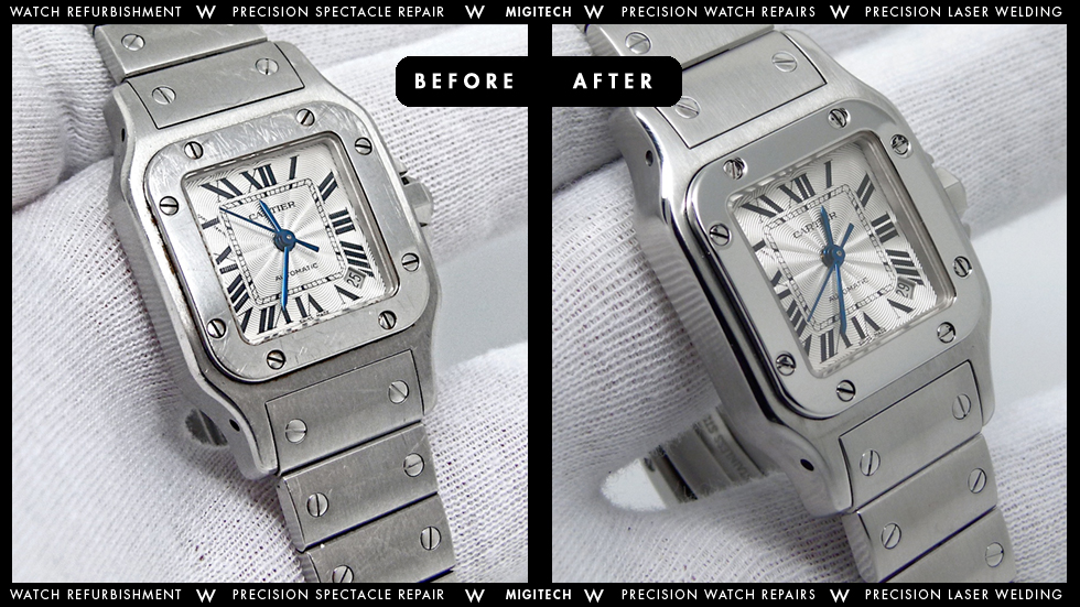 Cartier Santos Steel Ladies