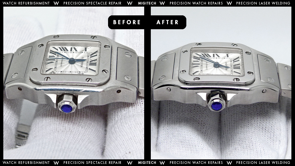 Cartier Santos Steel Ladies