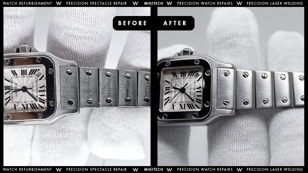 Cartier Santos Steel Ladies